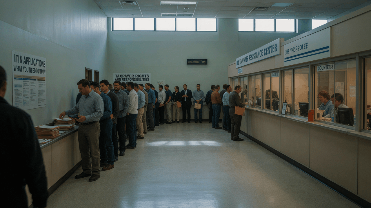 Persona revisando el estado de un trámite fiscal en una computadora portátil